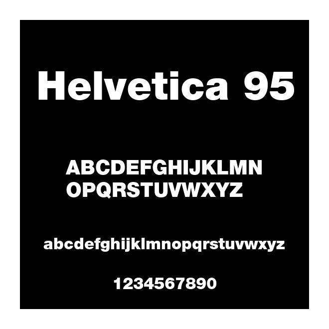 Helvetica 95