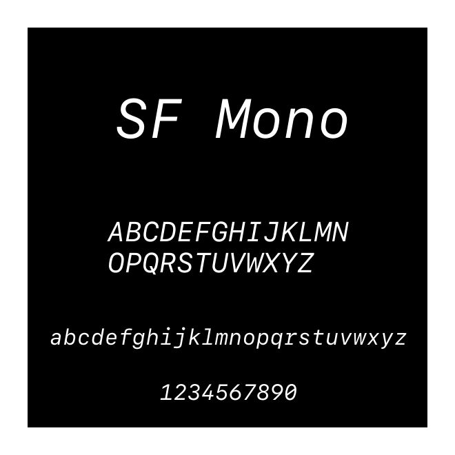 SF Mono
