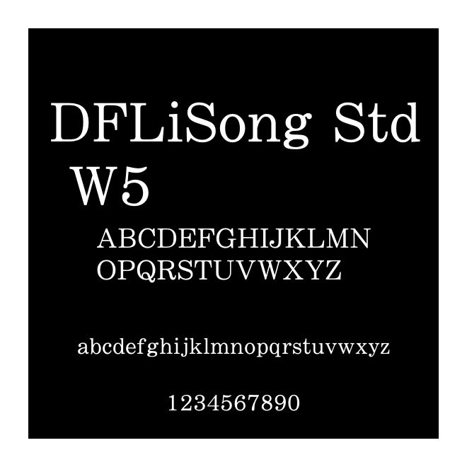 DFLiSong Std W5