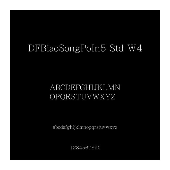 DFBiaoSongPoIn5 Std W4