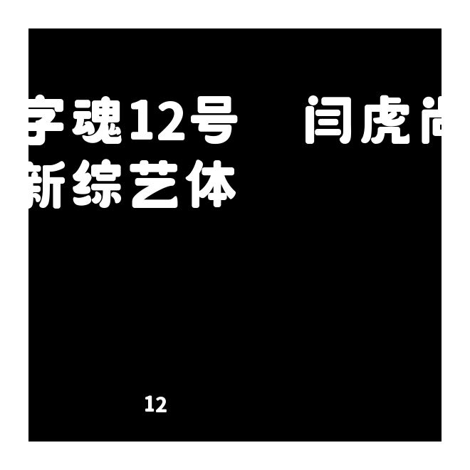 字魂12號-閆虎尚新綜藝體