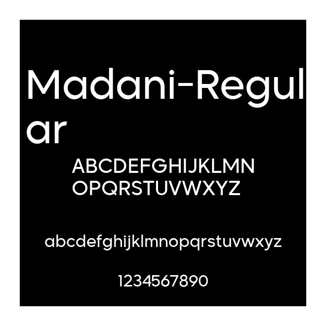 Madani-Regular