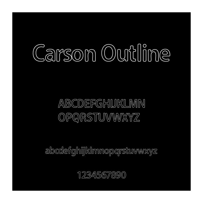 Carson Outline