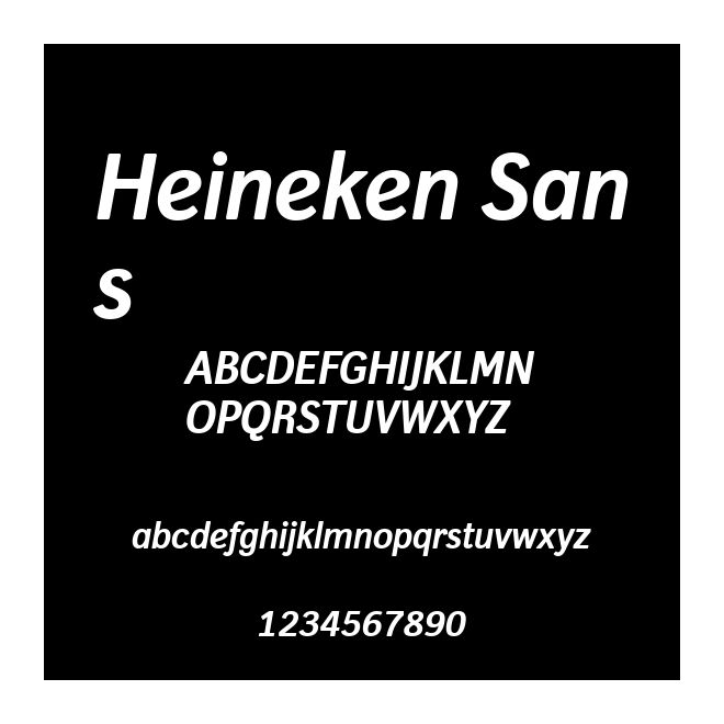 Heineken Sans