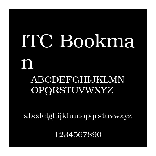 ITC Bookman