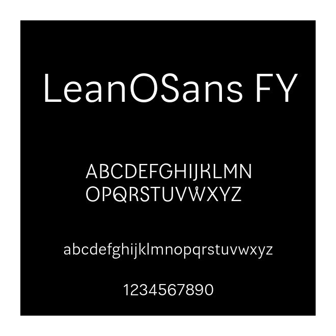 LeanOSans FY