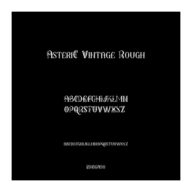 AsteriC Vintage Rough