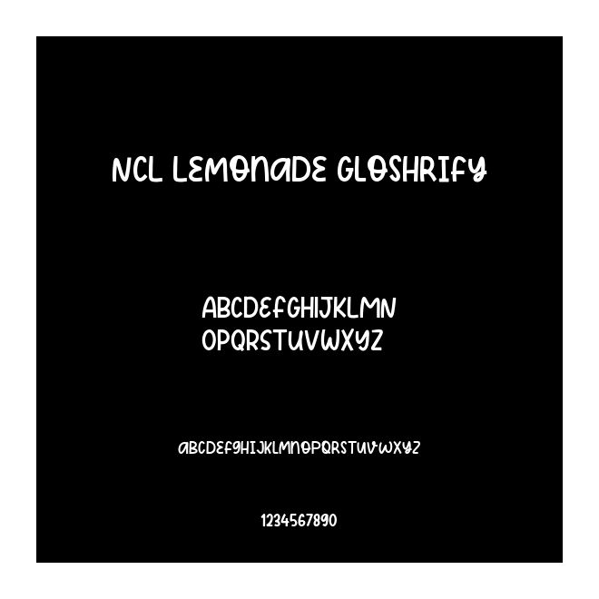 NCL Lemonade Gloshrify