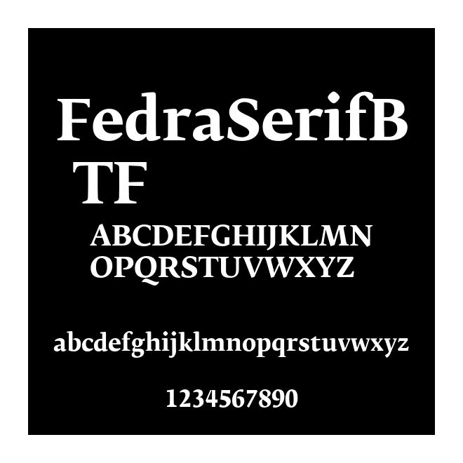 FedraSerifB TF