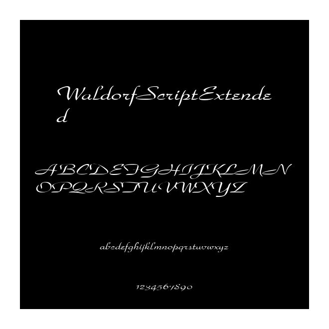 WaldorfScriptExtended