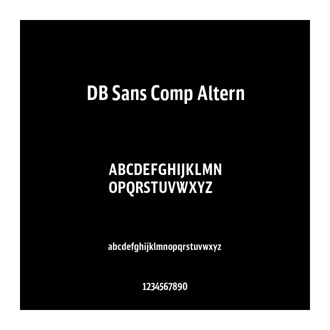 DB Sans Comp Altern