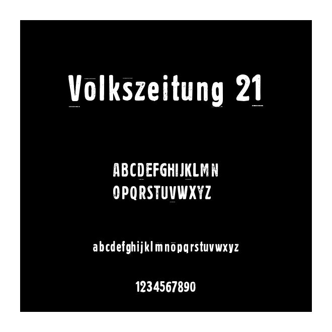 Volkszeitung 21