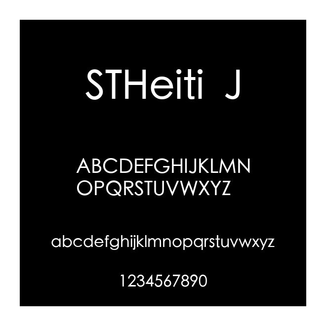 STHeiti J