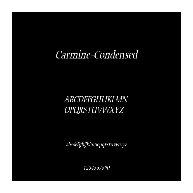 Carmine-Condensed