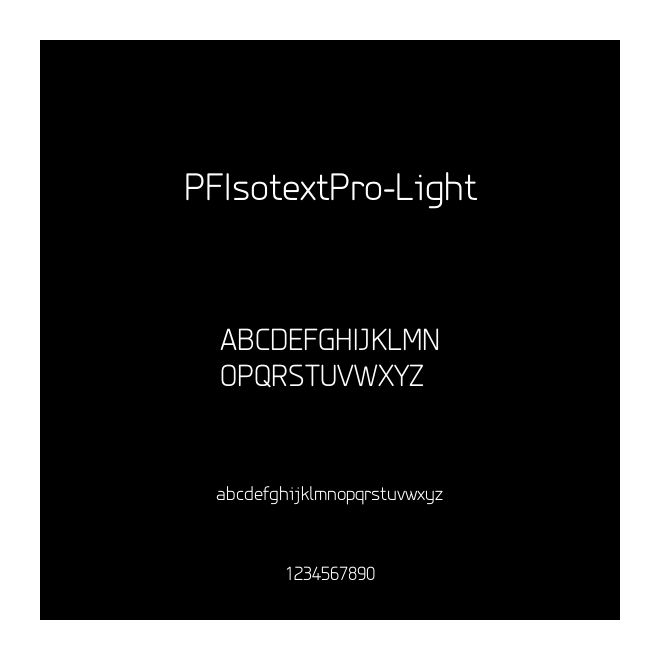PFIsotextPro-Light