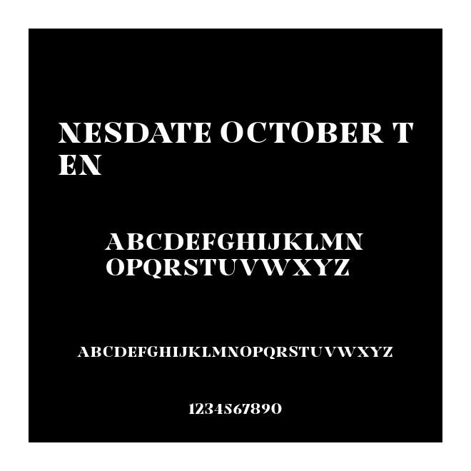 Nesdate October Ten
