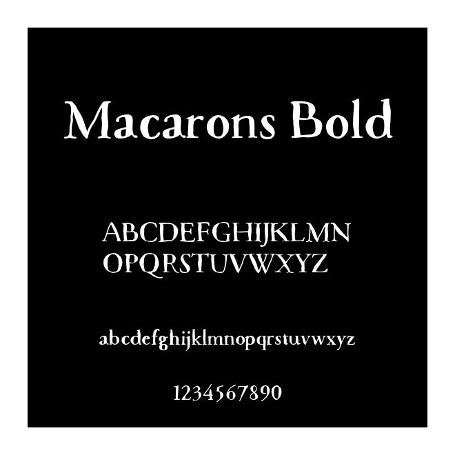 Macarons Bold