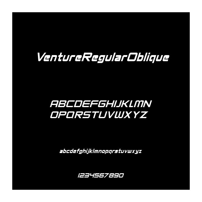 VentureRegularOblique