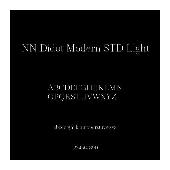 NN Didot Modern STD Light