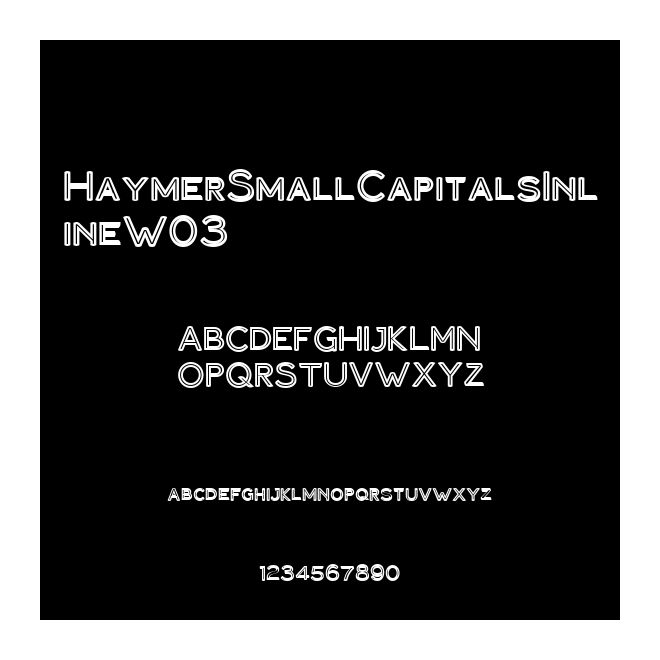 HaymerSmallCapitalsInlineW03