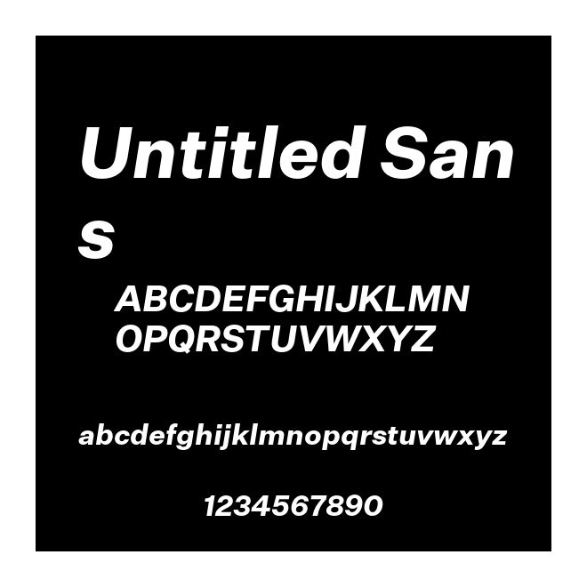 Untitled Sans