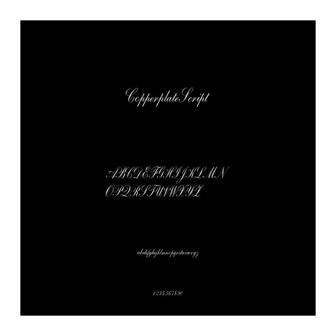CopperplateScript