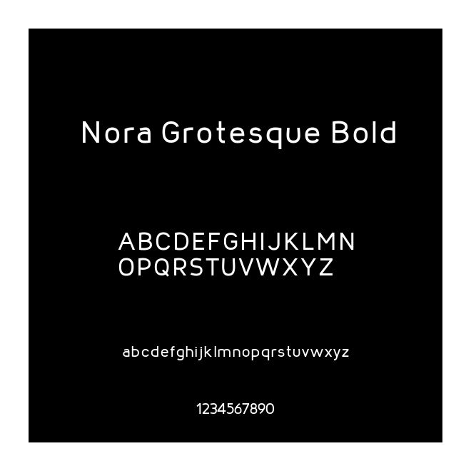 Nora Grotesque Bold