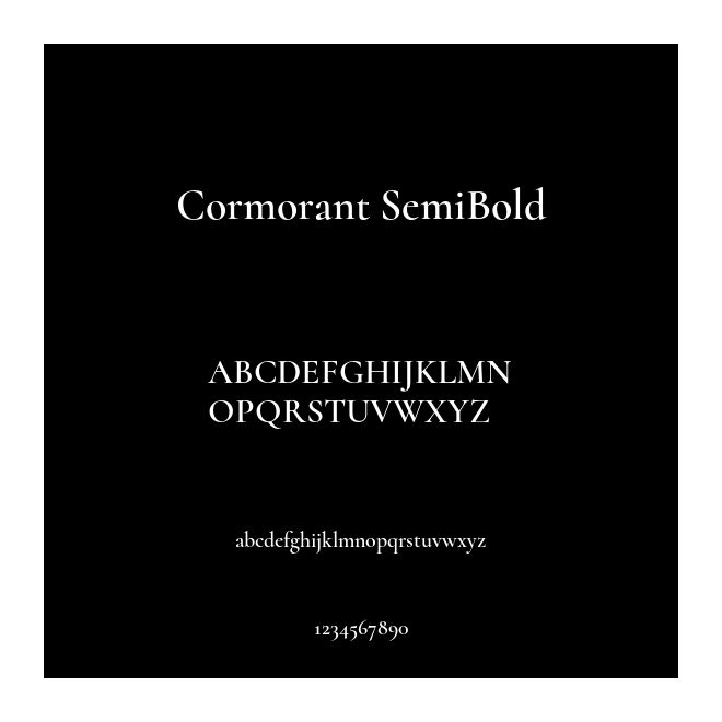 Cormorant SemiBold