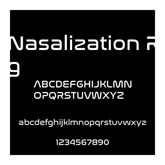Nasalization Rg