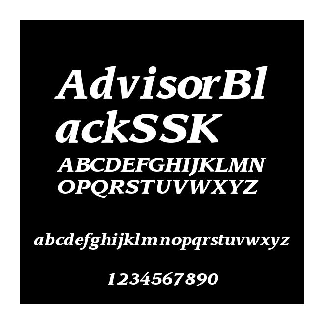 AdvisorBlackSSK