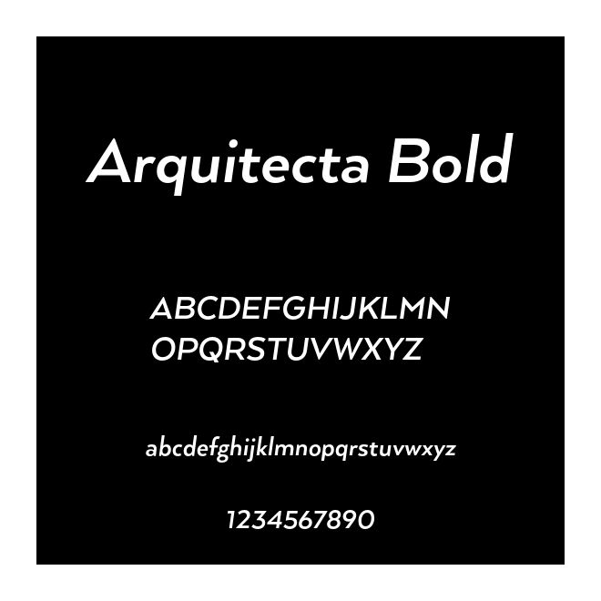 Arquitecta Bold