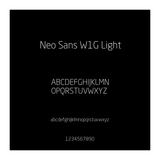 Neo Sans W1G Light