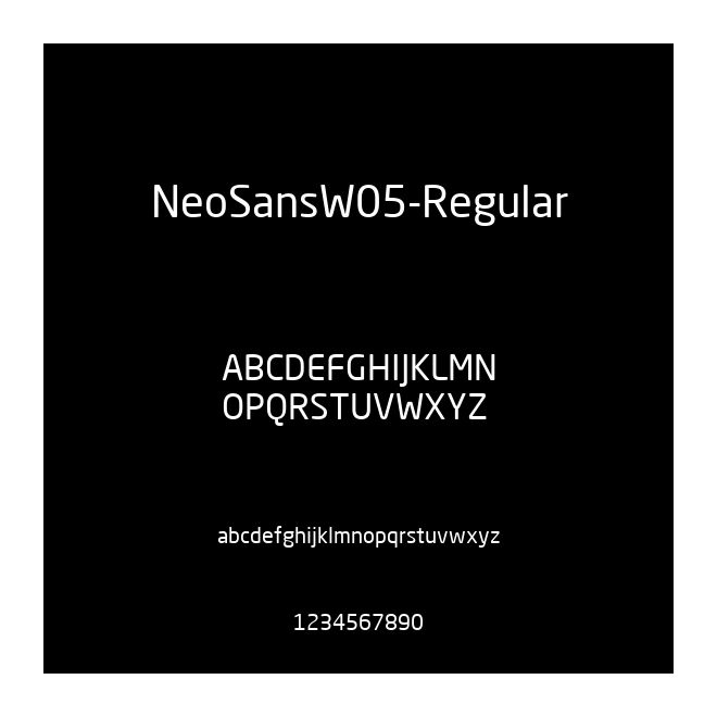 NeoSansW05-Regular