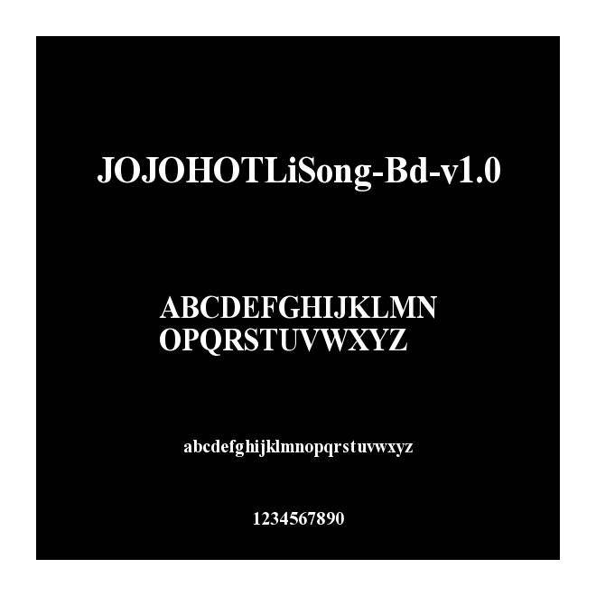 JOJOHOTLiSong-Bd-v1.0