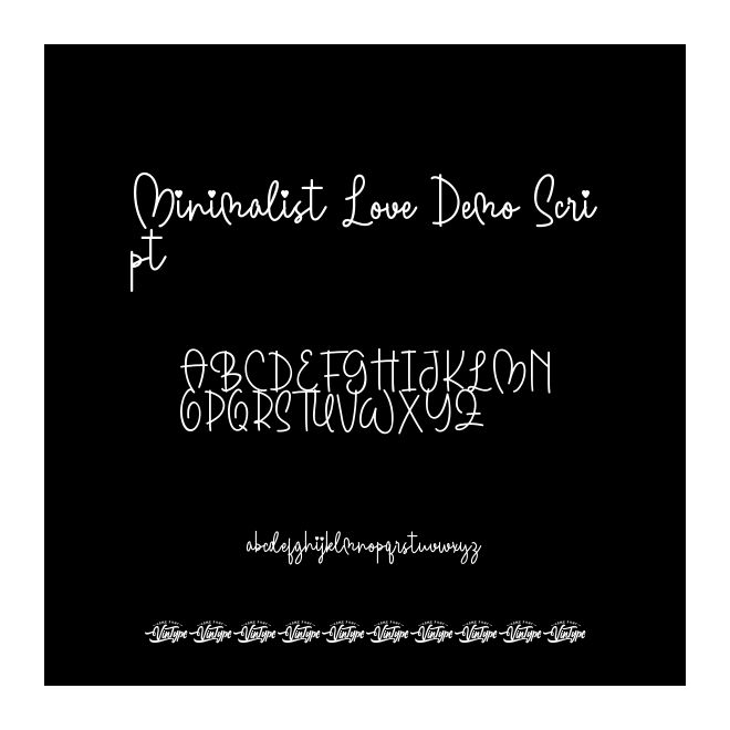Minimalist Love Demo Script