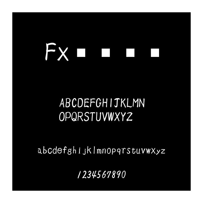 Fx毛筆行書