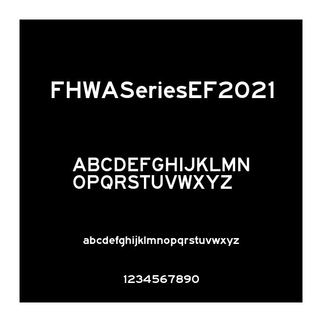 FHWASeriesEF2021