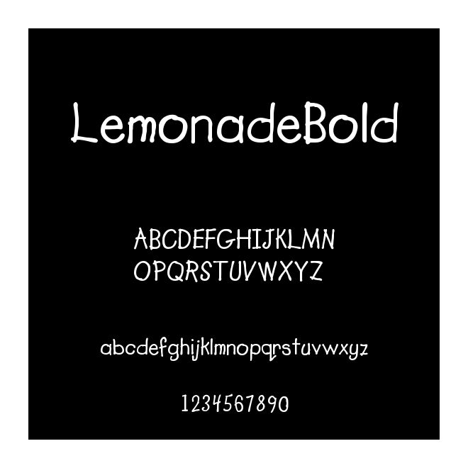 LemonadeBold