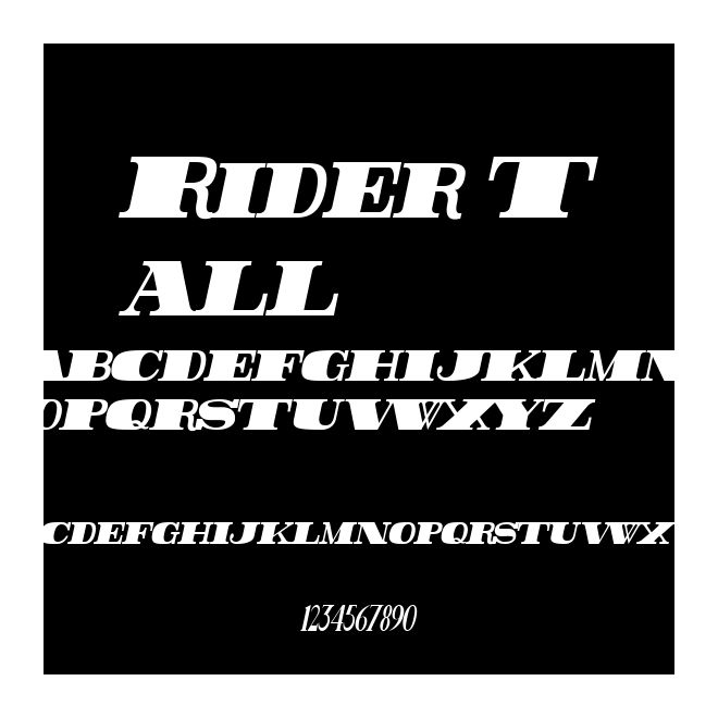 Rider Tall