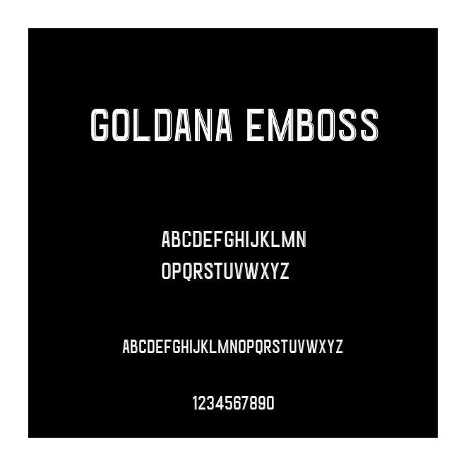 Goldana Emboss
