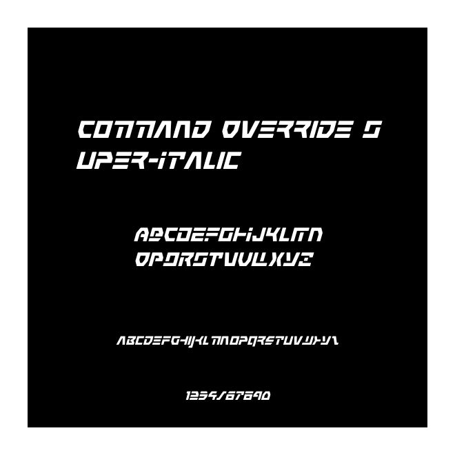 Command Override Super-Italic