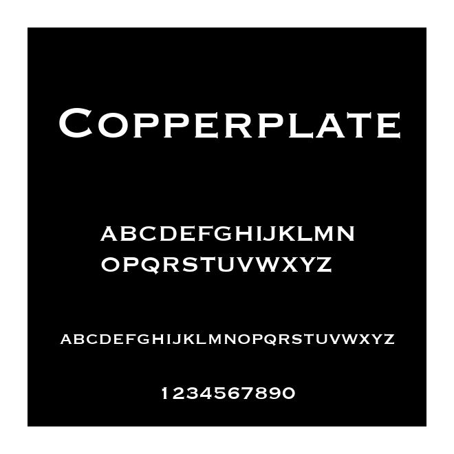 Copperplate