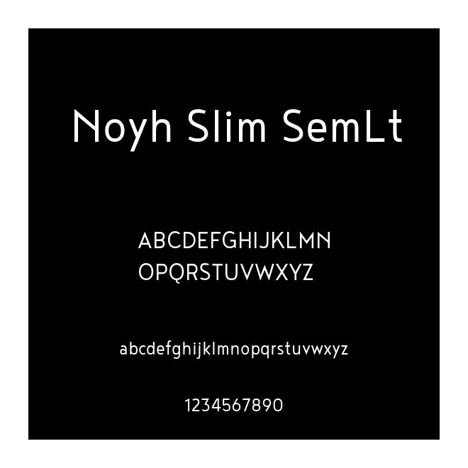 Noyh Slim SemLt