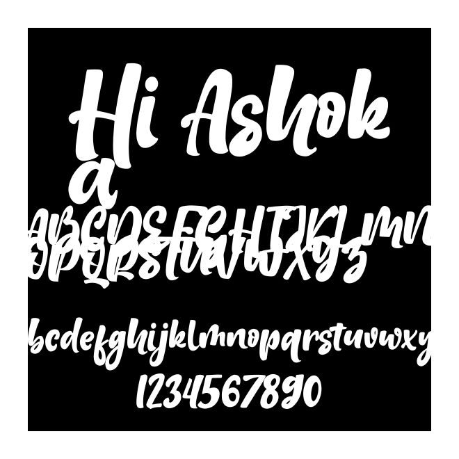 Hi Ashoka