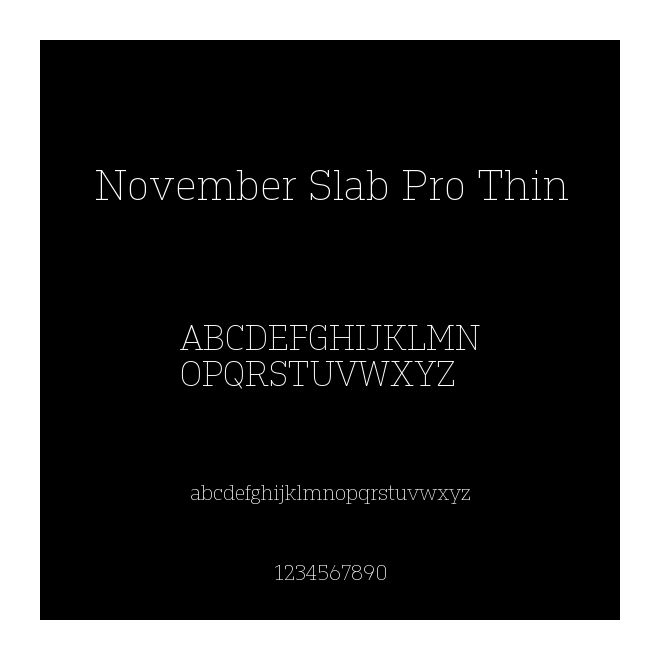 November Slab Pro Thin