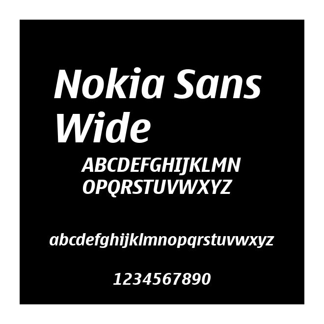 Nokia Sans Wide