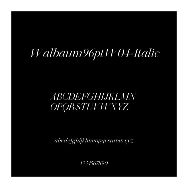 Walbaum96ptW04-Italic
