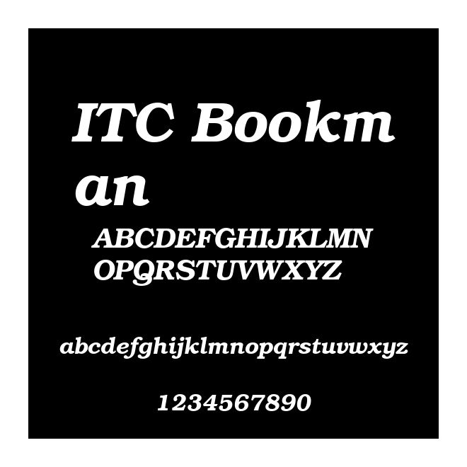 ITC Bookman