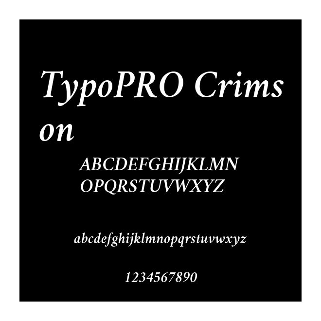 TypoPRO Crimson