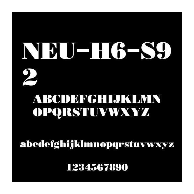 NEU-H6-S92